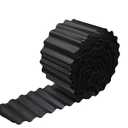 Metal Landscape Edging,6 Inch×40FT Corrugated Metal Garden Edging Border Heavy Duty Garden Borders Edging Lawn Edging for Garden,DIY Flower Beds,Lawns,Pathway(Black)