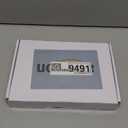 ISUNMEA 9 Inch Solar Lighted House Numbers for Outside, Light Up Waterproof LED Address Numbers Signs for Houses, Large Personalized Illuminated Exterior Modern House Numbers Light (8-Black, 9IN)