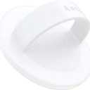 Anteel Magnetic Phone Grip, Liquid Silicone Comfy and Portable, Removable Finger Loop Ring Holder for iPhone, Strong Magnetic Attraction, Compatible with Magsafe, Patent Pending (White Glitter)