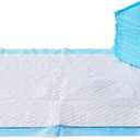 Amazon Basics Heavy Duty Dog and Puppy Pee Pads, Leak-Proof 5-Layer Super Absorbent, Quick-Dry Surface for Potty Training and Housebreaking, Giant Size, 27.5 x 44 Inch, Blue & White, 30-Pack