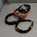 Budsmile 4 PCS Headbands for Women Girls Halloween Pumpkin Sugar Skeleton Skull Ghost Hairbands Gifts Makeup Hair Hoop