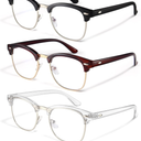 racico Computer Blue Light Blocking Glasses Blue Light Glasses Men Women, Anti Blu-Ray Clear Gaming Glasses Lenses