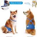 Idepet Belly Bands for Male Dogs with Suspender Detachable, 3 Pack Male Dog Belly Bands Washable Doggie Boy Diapers Reusable Male Pee Wraps for  Dog, M