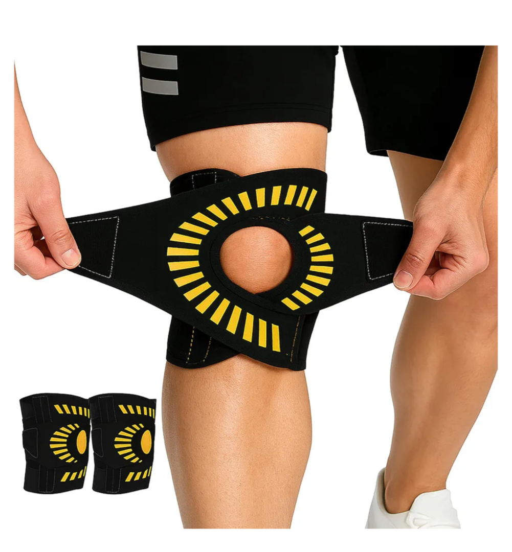 Light Hinged Knee Brace for Women, Strong Adjustable Compression Knee Brace for Men, Quick Wrap Around Patella Support with Side Stabilizers for Meniscus Tear, Arthritis Size L