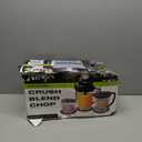 Ninja QB1004 Blender/Food Processor with 450-Watt Base, 48oz Pitcher, 16oz Chopper Bowl, and 40oz Processor Bowl for Shakes, Smoothies, and Meal Prep,Black