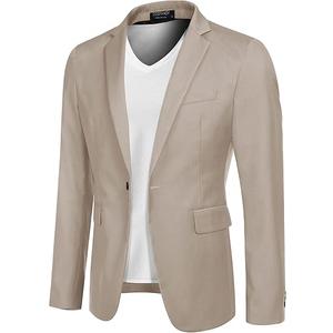COOFANDY Mens Sport Coat Casual Blazer One Button Business Suit Jacket (X-Small)