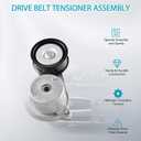 119551EA0A 119551EA0B Belt Tensioner Compatible for Infiniti EX35 EX37 FX35 FX37 G35 G37 M35 M37 Q40 Q50 Q60 Q70 Q70L QX50 QX70, Compatible for Nissan 350Z 370Z GT-R