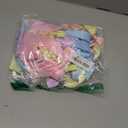 3 Pcs Pastel Bow Garland Banner Pre Strung Satin Ribbon Hanging Party Bow Garland Decoration for Easter Birthday Bachelorette Bridal Showers Engagement Wedding Party Supplies