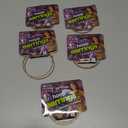 5 x Forum Novelties 70's Disco Fever Hoop Earrings