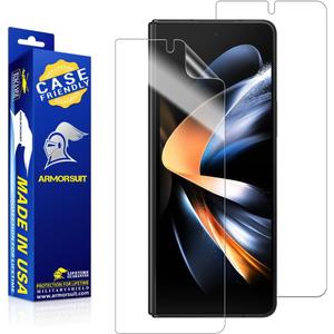 (2 Pack) ArmorSuit MilitaryShield Front Screen Protector Designed for Samsung Galaxy Z Fold 4 5G Case Friendly HD Clear Film - Made in USA (2 Pack) ArmorSuit MilitaryShield Front Screen Protector Designed for Samsung Galaxy Z Fold 4 5G Case Friendly HD Clear Film - Made in USA