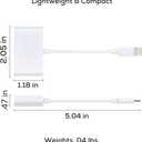 2 x 3-in-1 Multifunction OTG USB Type A, SD and MicroSD/SD to Lighnting Adapter for ipad,iPhone 12/12 mini/12 Pro/12 Pro Max, 13/13 mini/13 Pro/13 Pro Max,14/14 Pro/14 Pro Max/14