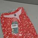 CiCiBird Womens Casual V Neck Blouses Button Down Shirts Long Sleeve Floral Print Business Work Tops, Red, L