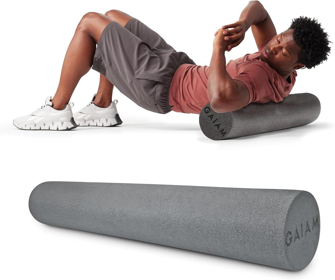 Gaiam Restore Foam Roller, Muscle Recovery, 36" Long