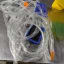 Inflatable Bounce House with Blower, Jumping Castle with Triple Slide Park, Dartboard, 3 Slides, Ring Toss Game and Climbing Wall