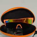 FEISEDY Sports Sunglasses for Men, Women and Teens - Baseball, Biking, Cycling UV400 Protection B2388 (75mm, 003-orange)