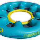 O’Brien 8 Person Inflatable Party Lounge Float – Heavy Duty Floating Island with Mesh Seats, Backrests, Cup Holders & Tie-Off Points for Lake, River & Pool Parties, 
Product Dimensions	126"L x 126"W
Item Weight	24.5 pounds