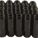 20pcs Black 60MM M12X1.25 Wheel Rim Lug Nuts for Nissan Infiniti Suzuki Subaru