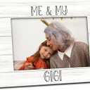Gigi Gifts Picture Frame 4x6, Gigis Wooden Picture Frame, Christmas Mothers Day Birthday Gifts for Gigis Grandma from Grandkids, Me and My Gigi Decorative Photo Frames for Desk Decor