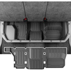 2nd Row Under Seat Storage Mat Compatible with 2022-2026 Toyota Tundra Under Seat Organizer Liner Storage Liner Replacement for 2022-2026 Toyota Tundra Accessories