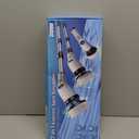 Electric Spin Scrubber Upgraded Battery with Extra-Long Runtime, IPX7 Waterproof Power Cleaner with 7 Brush Heads, 2 Speeds Adjustable Long Handle for Bathroom, Floor, Shower (Light Gray Maroon)