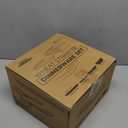 Grow Forward 16-piece Premium Wheat Straw Dinnerware Sets for 4 - Unbreakable Dishwasher and Microwave Safe Plastic Plates and Bowls Sets - Patio, Outdoors, RV, Camping Dishes - Moonlight