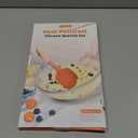 U-Taste Silicone Spatula Set with 600 Degrees Fahrenheit Heat Resistant (Red)