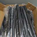 SONGMICS Clothes Rack with Wheels, Clothing Rack for Hanging Clothes, 25.4 mm Metal Garment Rack with Dense Mesh Storage Shelf, 110 lb Load Capacity, 2 Brakes, Black UHSR25BK