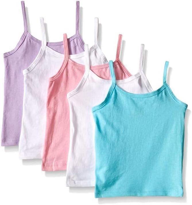 HanesToddler Girls Toddler 5Pack Cami, Assorted, 2/3