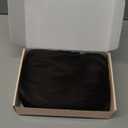 REECHO 11" Short Bob Wig with bangs Synthetic Hair for White Black Women Color: Black Brown