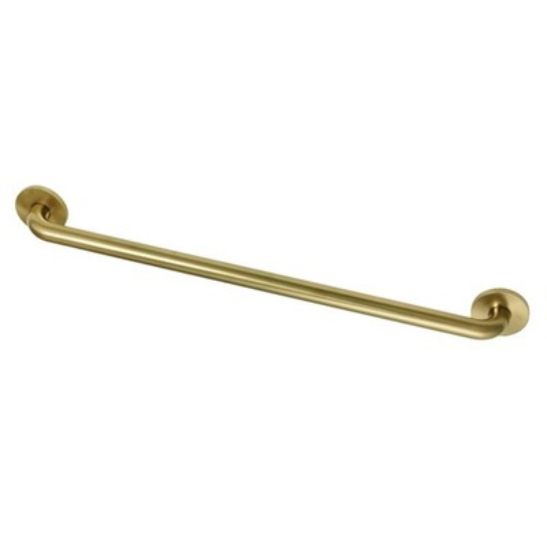 Kingston Brass GDR814367 Silver Sage 36-Inch X 1-1/4-Inch OD ADA Grab Bar, Brushed Brass