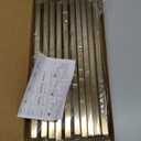 Ravinte 10 Pack Champagne Bronze Cabinet Handles 3 Inch Hole Center Stainless Steel Kitchen Square Cabinet Pulls for Dresser Drawer Cupboard Handles with Screwdriver