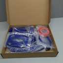 21PCS Full Set Interior Decoration Trim Kit Compatible with Jeep Wrangler JL JLU & Gladiator JT 2018-2021,Steering Wheel,Reading Light,Air Conditioning Vent,Headlight Switch,Speaker Covers(Blue)