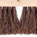 SPARTA Flo-Pac Garage Sweep with Palmyra Bristles, Heavy Duty Broom Head for Indoor and Outdoor Use on Rough Surfaces, 18" Long, 1 Count, Natural