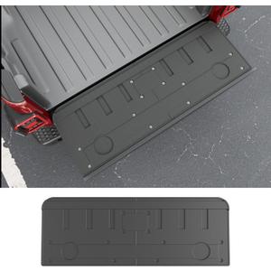 powoq Tailgate Mat Compatible with 2020-2026 Jeep Gladiator JT Tailgate Cover Tailgate Liner TPE Replacement for 2020-2026 Jeep Gladiator Accessories (Tailgate Mat)