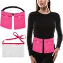 Mastectomy Drainage Pouch and Shower Support Adjustable Comfort (Pink)