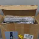 Zonon 4 Pcs Grid Panel Display Shelf 17.7 x 9.8 Wire Grid Wall Clothing Display Rack Heavy Duty Wall Accessory for Straight Gridwall and Slatwall, Black