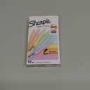 Sharpie Pocket Highlighters, Mild Pastel Colors, Assorted, Chisel Tip, 12 Count - School, Home, and Office Use, Teacher Supplies