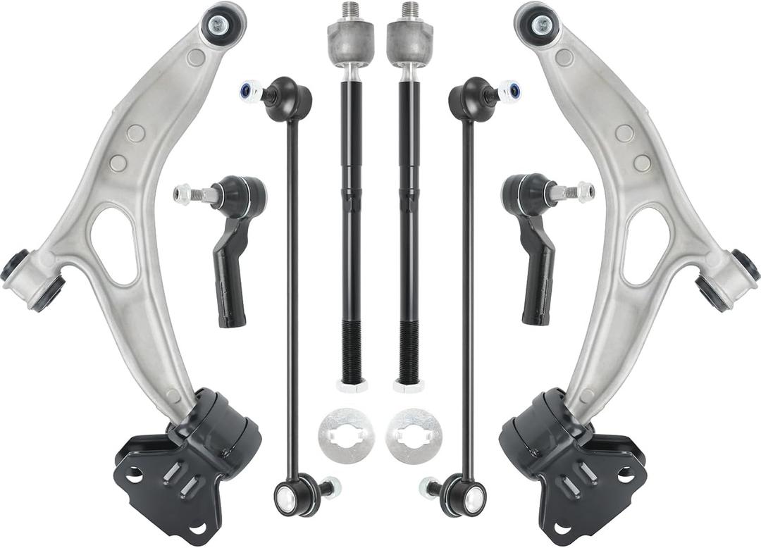 Front Lower Control Arm w/Ball Joints for 2013-2017 Ford C Max, 12-18 Focus
Compatible with 2012-2018 Focus (Excludes 15" Wheels, Not For ST or RS) Sway Bar Link Tie Rod End,Part#K622788 K622753