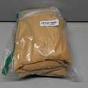 NICETOWN Sheer Linen Bedroom Curtains 96 inch Long, Grommet Privacy Semi Light Filtering Faux Flax Sheer Window Drapes for Living Room, Desert Yellow, W52 x L96, 1 Pair