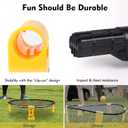 Roundnet Game Set with 3 Balls and Strip Light (ONLY for Pro Kit) - Roundnet Game for Outdoor Indoor Lawn Beach Backyard and Park