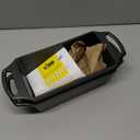 Lodge Cast Iron Loaf Pan - 8.5 x 4.5 Inch PFAS-Free Bread Baking Pan - Naturally Seasoned Cast Iron Bakeware for Sourdough, Meatloaf, Breads, and More - Made in the USA - 2 Pack