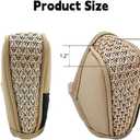 Car Shift Knob Cover, Shift Knob Cover, Anti-Scratch and Wear-Resistant, Non-Slip and Comfortable to The Touch, Suitable for Most Car Models (Beige)