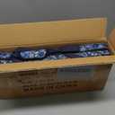American Mahjong Set with Blue Carrying Bag, 166 White Tiles, 4 All-in-One Rack/Pushers, Mahjong Tiles Set (Ma Jong, Mah-Jongg, Majiang)