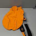 Lelepet Dog Coat Waterproof Dog Jacket Reflective Fleece Vest with Adjustable Buckle & Leash Hole Windproof Cold Weather Coats for Small Medium Large Dogs, Warm Hunting Vest, Orange, M