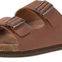 ZURIN Leather Platform Sandals for Women, Chunky Sandals with Arch Support | Arch Support, Suede, Slip On, Double Buckle Footwear, for Summer Beach Walking Indoor Outdoor
