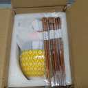 Selamica Ceramic Ramen Bowls Set, 15 OZ Noodle Bowls for Kitchen with Chopsticks, Deep Soup Bowls for Japanese Ramen Udon Soba, Microwave Dishwasher Safe, Set of 4, Assorted Colors (6 inch, 4pcs)