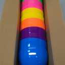 Easter Eggs Decorations Plastic Large: 7 Inch 6 Pack Jumbo Fillable Colorful Bright Easter Egg Hunt Empty Bulk Assortment