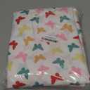 Amazon Basics Kid's Soft Easy-Wash Microfiber 3-Piece Sheet Set, Twin, Multi-Color Butterflies, Butterfly Friends, Printed