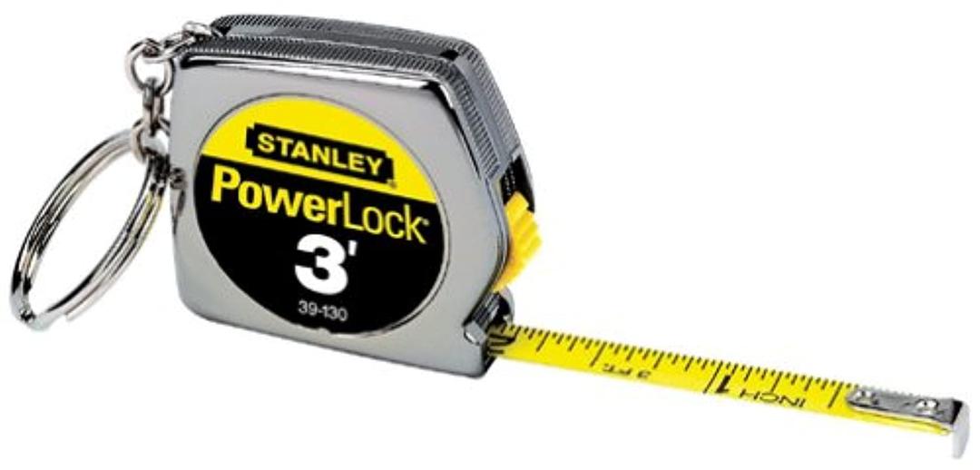 Stanley 39-130 3 x 1/4-Inch PowerLock Key Tape (Yellow)