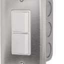 Infratech Duplex Stack Switch 14-4300 Single Wall Plate Controller